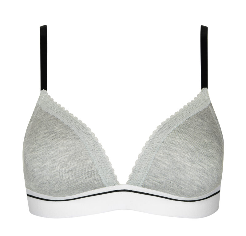 , Lisca Cheek YOUTHFUL Triangel foamcup Stone Grey, Lingerie By M