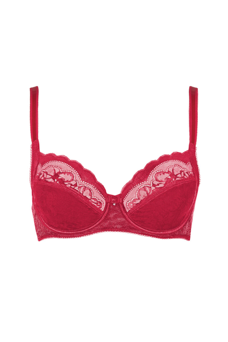 , Lisca EVELYN Beugel BH A1 rood, Lingerie By M