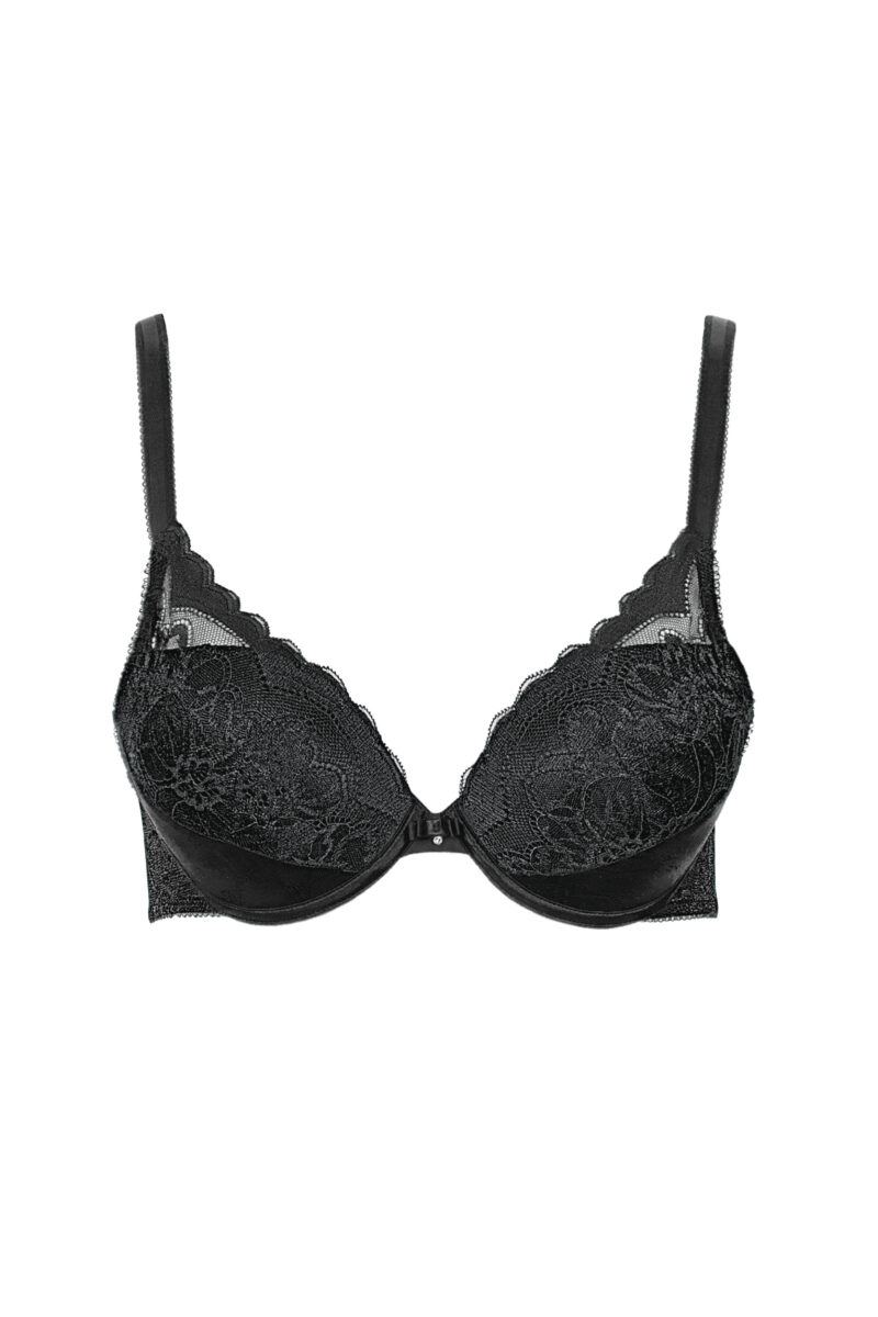 , Lisca EVELYN Push-up BH Zwart, Lingerie By M