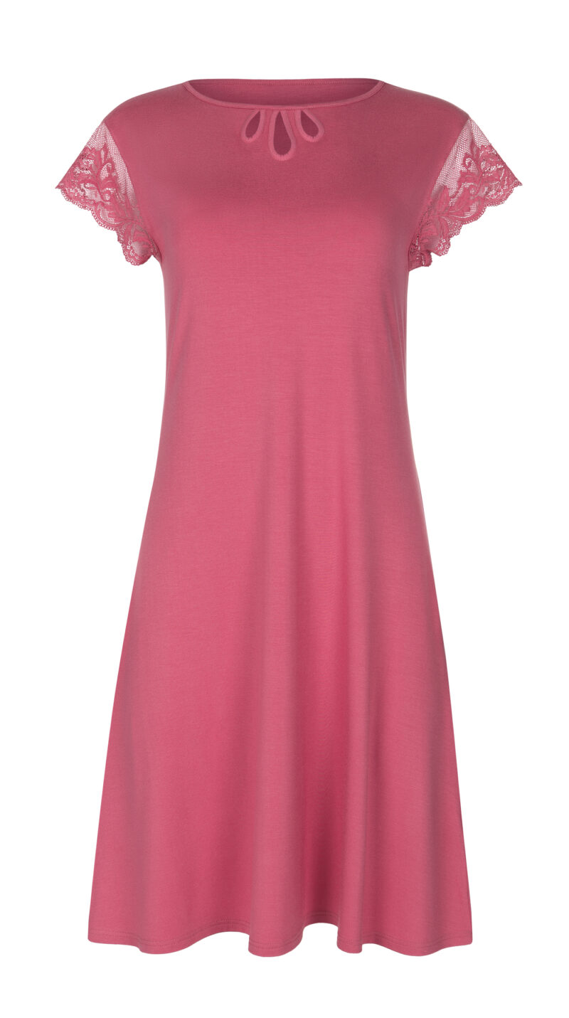 , Lisca Fashion JULIETTE Nachthemd 95 cm RW Wild rose, Lingerie By M