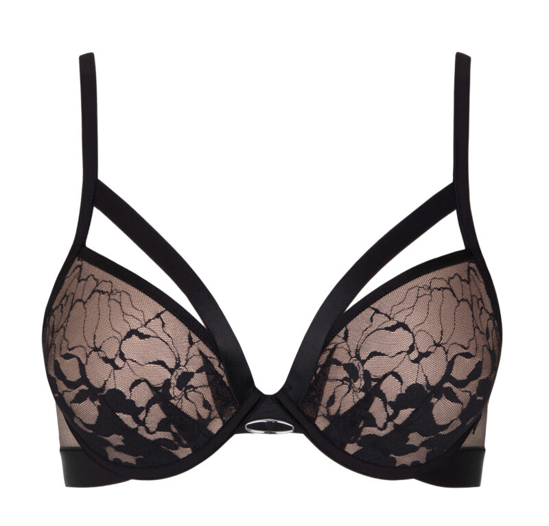 , Lisca Selection FLAMENCO Push-up BH 02 zwart, Lingerie By M