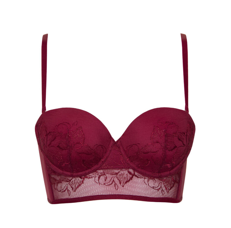 , Lisca Selection RUBY Push up Bustier Rood, Lingerie By M