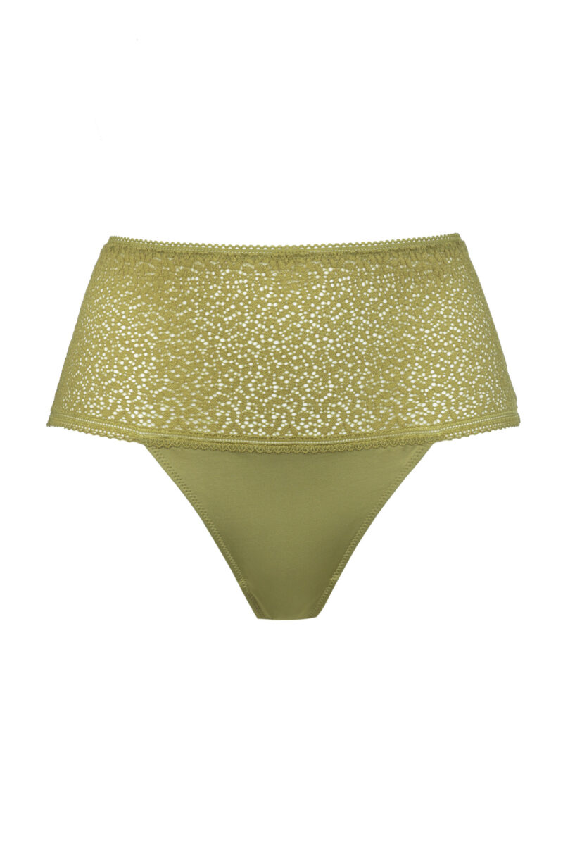 Lingerie By M - Mey Thong pants Tuscan Green - Ontdek de perfecte combinatie van comfort en stijl met de Mey Thong pants. Shop nu en voel je zelfverzekerd en mooi in deze comfortabele en elegante thong!