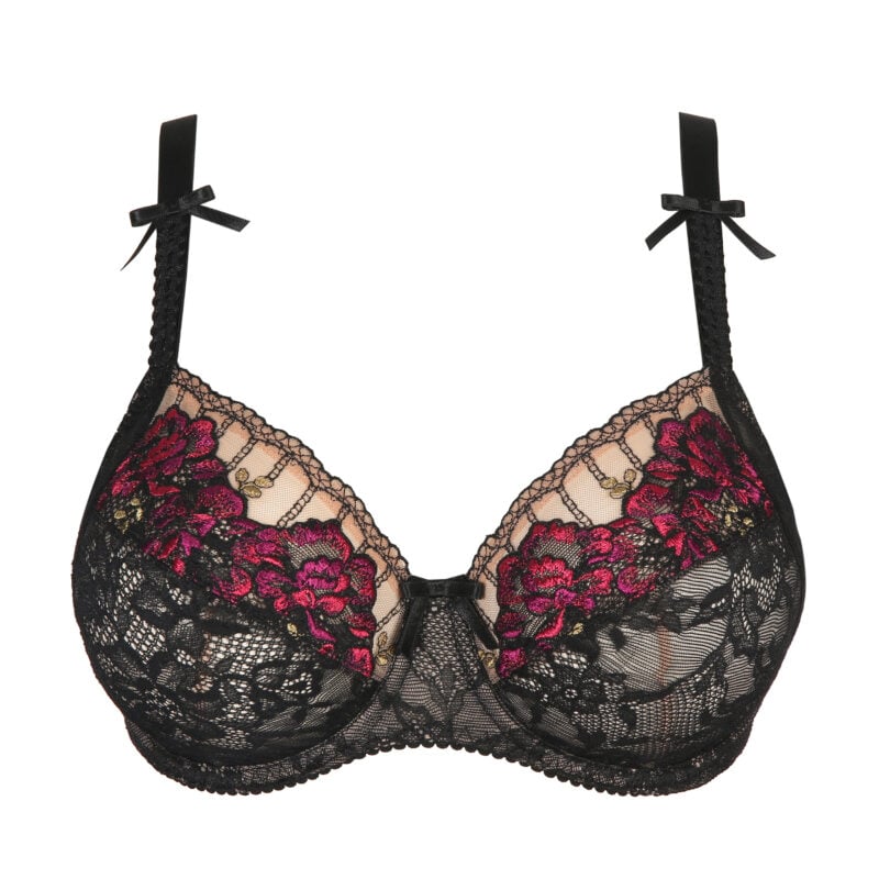 Lingerie By M - Prima Donna Pleasanton Volle cup bh zwart - Ontdek de comfortabele en stijlvolle Prima Donna Volle Cup BH uit Serie Pleasanton. Perfecte pasvorm voor een prachtige look. Bestel nu