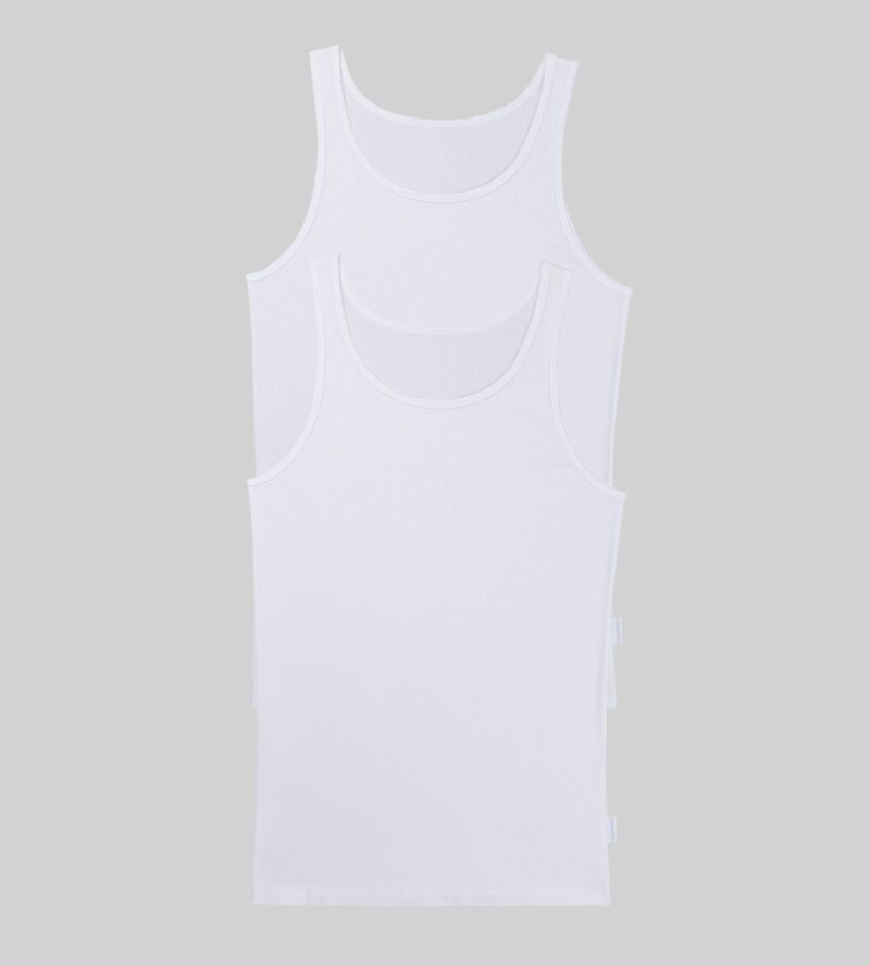 , Sloggi MEN24/7 SH 02 Vest 2P white, Lingerie By M