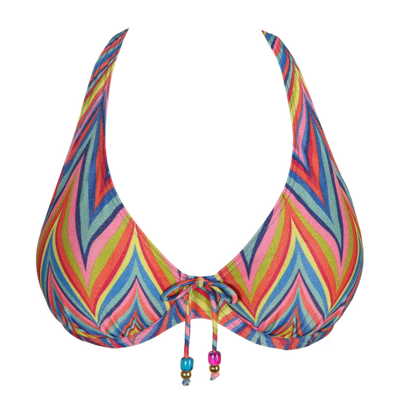, Prima Donna Swim KEA plunge bikini halve mousse cup Rainbow Paradise, Lingerie By M