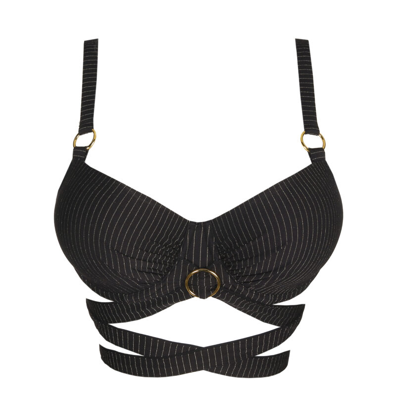 , Prima Donna Swim SOLTA voorgevormde balconette bikini zwart, Lingerie By M