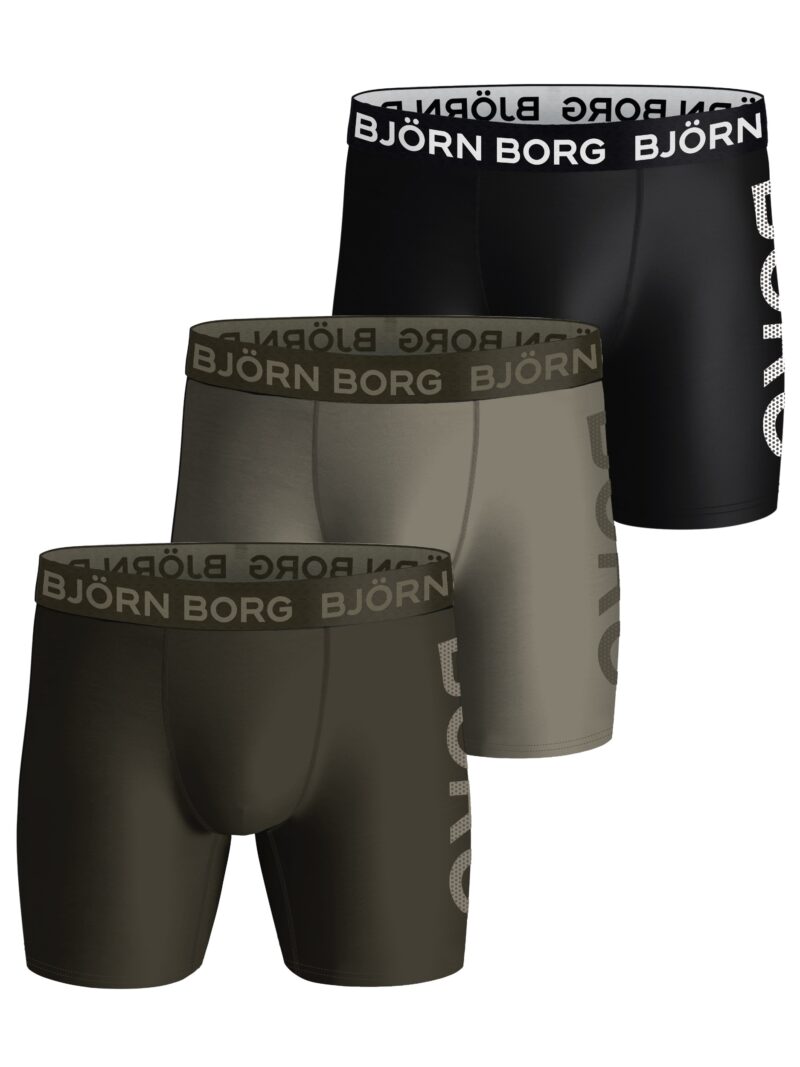 Lingerie By M - Björn Borg PERFORMANCE BOXER 3p MULTIPLE COLOURS 4 - Ervaar optimaal comfort met de Bjorn Borg Boxers 3-Pack uit Serie Performance. Praktisch en modieus. Bestel nu voor een stijlvolle look
