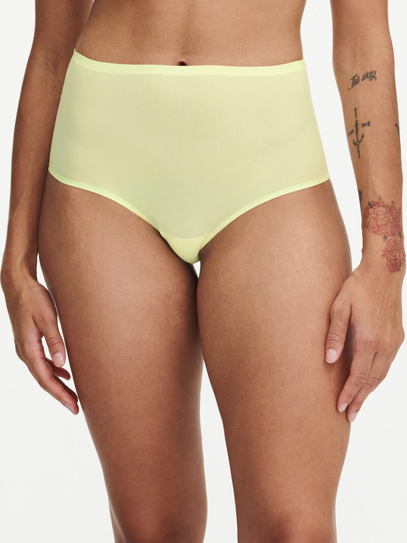 , Chantelle SOFTSTRETCH SOFTSTRETCH BROEKJE HOGE TAILLE Tender Yellow, Lingerie By M