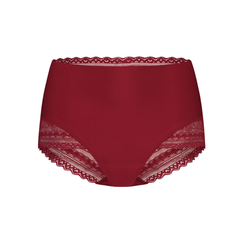 , Ten Cate SECRETS High waist lace BEET RED, Lingerie By M