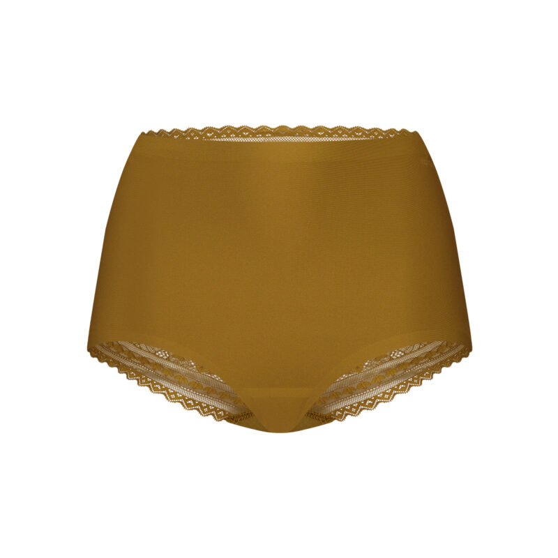Lingerie By M - Ten Cate SECRETS High waist lace Gold - Elegantie en comfort met de Ten Cate Brief Lace Kont uit Serie Secrets. Praktisch en stijlvol. Bestel nu voor een verfijnde look