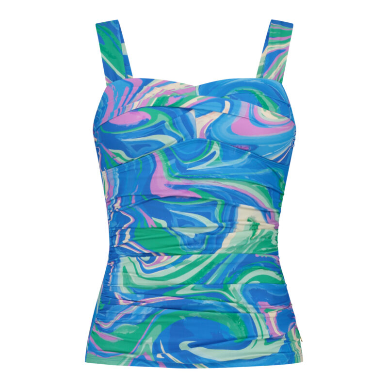 Lingerie By M - Ten Cate WOW Tankini top twisted padded Swirl -