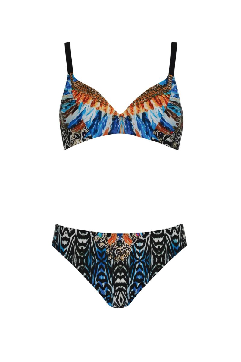 Lingerie By M - Sunflair Bikini Zwart Mulitcolour - Bestel nu jouw Sunflair Bikini en straal deze zomer als nooit tevoren!