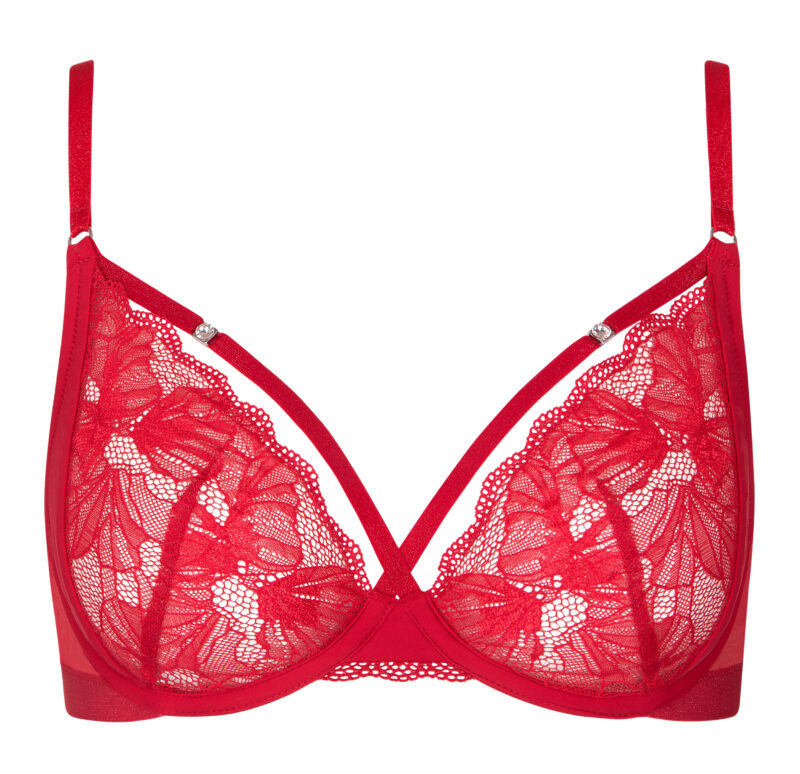 Lisca SYMPATHY Beha beugel niet voorgevormd A1 rood | Lingerie By M