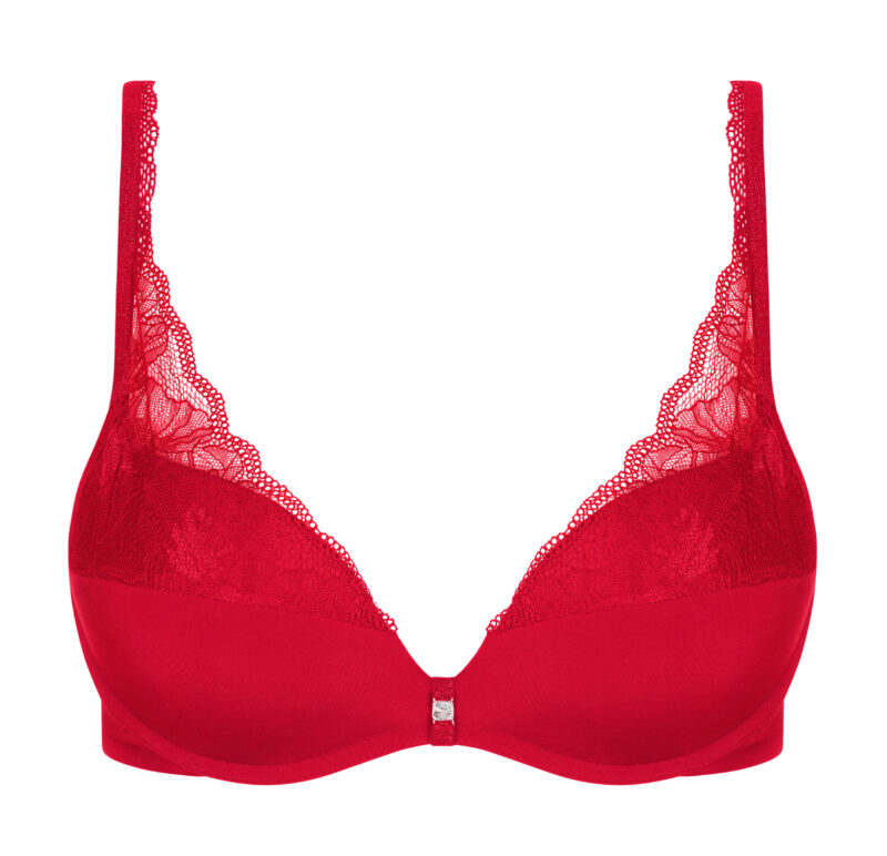 Lisca SYMPATHY BH Push Up ohne Bügel A1 rot | Lingerie By M