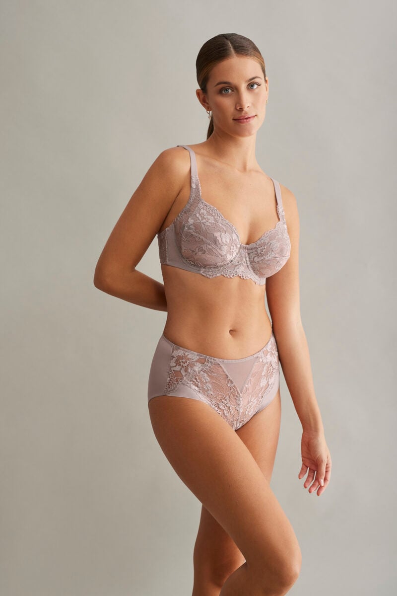 Promise Luxus-BH CAMILA ungepolstert STONE | Lingerie By M