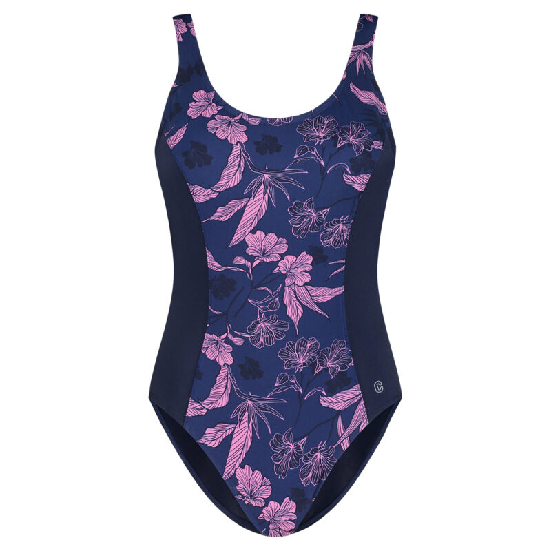 Ten Cate Tweka Badeanzug, weiche Körbchenform, Batik-Blume | Lingerie By M