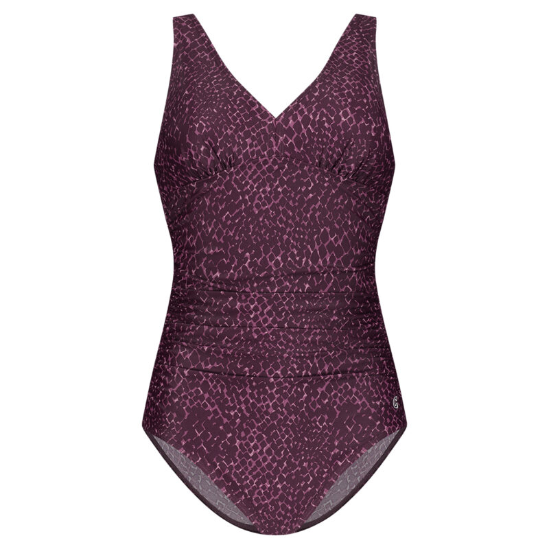 Lingerie By M - Ten Cate Tweka Badpak soft cup shape snake purple -