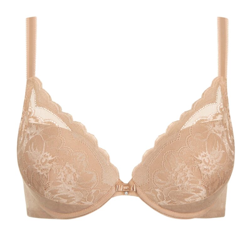 Lingerie By M - Lisca EVELYN Push-up BH Almond - Creëer een verleidelijk decolleté met de Lisca Push-up BH uit de Serie Evelyn. Stijlvol en comfortabel. Bestel nu voor een prachtige uitstraling