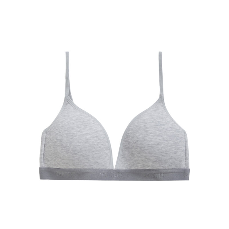 Lingerie By M - Ten Cate BASIC GIRLS Bra padded Light grey melee - Ontdek de comfortabele en zachte Ten Cate BASIC GIRLS Kinder BH. Ideaal voor jonge meiden. Shop nu en ervaar optimaal draagcomfort!