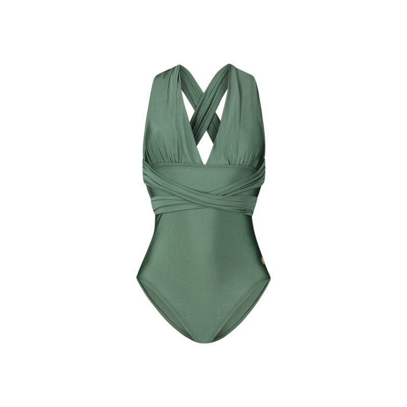 Ten Cate WOW Badpak zonder Beugel green sparkle | Lingerie By M