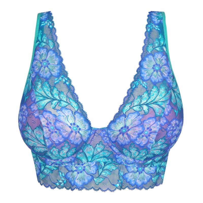 Prima Donna Twist MORRO BAY Plunge-BH mit halbgepolsterten Körbchen Mermaid Blue | Lingerie By M