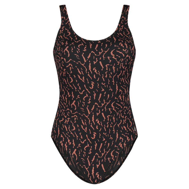 Ten Cate Tweka Badeanzug für Prothesen Tierstreifen schwarz | Lingerie By M