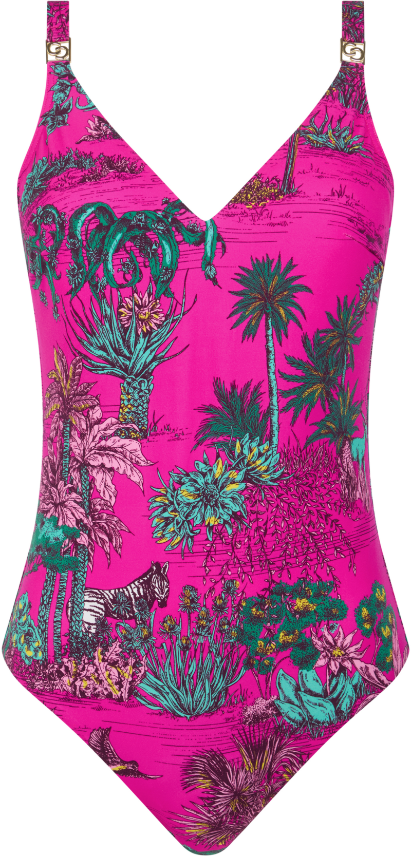 Chantelle Swim Sauvage Badpak Pink jungle | Lingerie By M