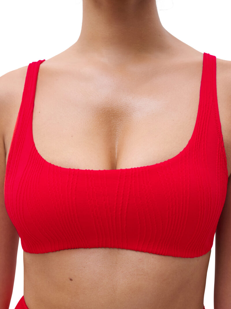 Chantelle Swim PULP Wirefree T-shirt bra CHERRY RED | Lingerie By M