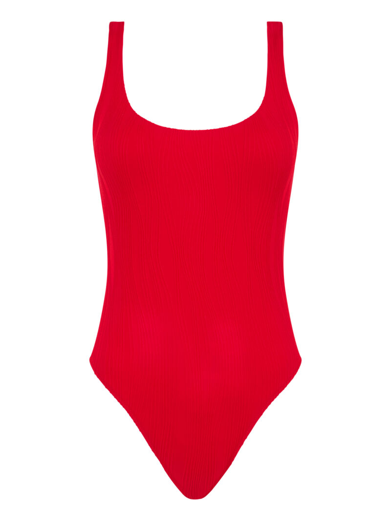 Chantelle Swim PULP Wirefree T-shirt swimsuit CHERRY RED | Lingerie By M