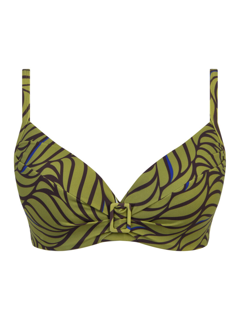Femilet by Chantelle RIVERO Voorgevormde Bikini Top COFFEE LEAVES | Lingerie By M