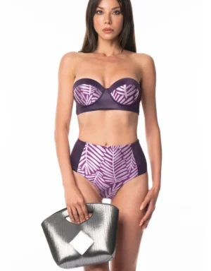 Acquadicocco bikini Purple Foil