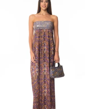 Acquadicocco Dress Purple Ptyhon