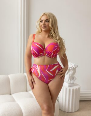 Krisline Twist High waist Pink/oragne