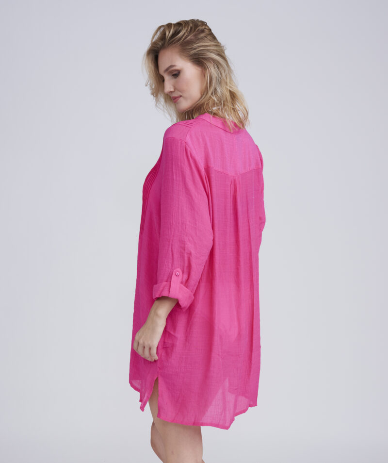Pia Rossini REEVA Strand blouse hot pink | Lingerie By M