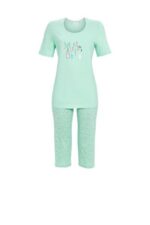 Ringella Pyjama Met capri broek JADE BLUE