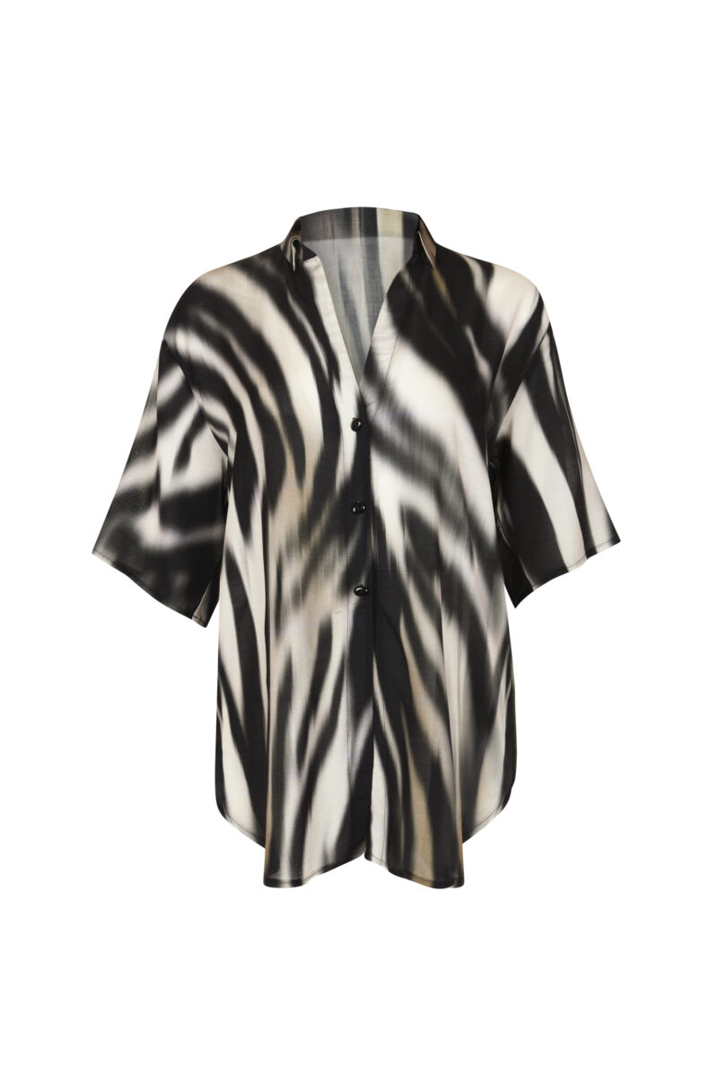Lisca Swim KEFALONIA Strand Blouse 02 zwart | Lingerie By M