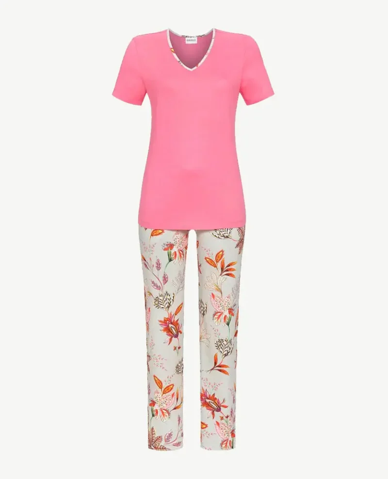Ringella Pyjama met 7/8 broek roze | Lingerie By M