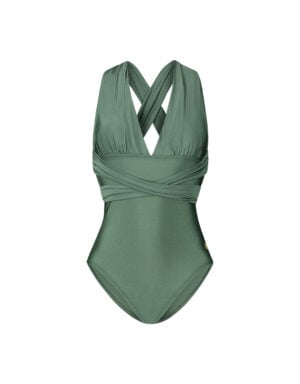Ten Cate WOW Badpak zonder Beugel green sparkle