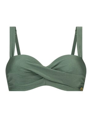 Ten Cate WOW Bikini Top met Beugel green sparkle