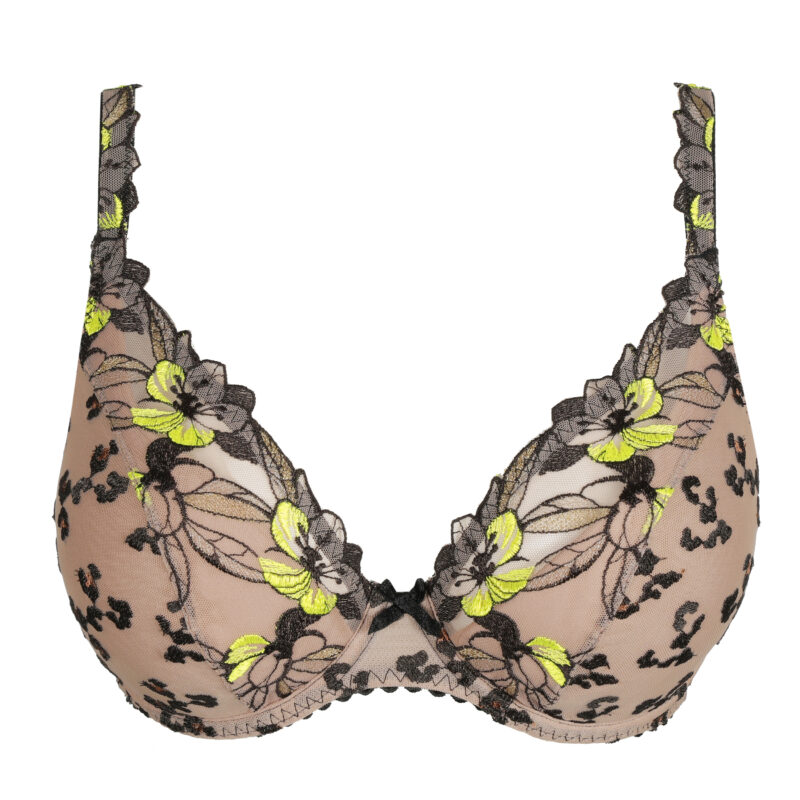 Prima Donna MANALI plunge bh halve mousse cups Wild Bloom | Lingerie By M