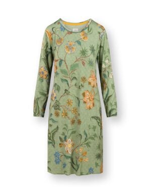 Pip Studio Lounge Dido sleep dress long sleeve Green
