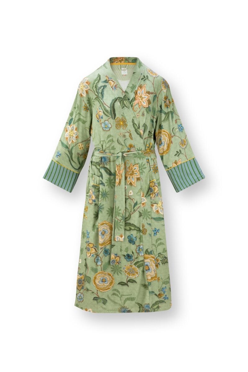 Pip Studio Lounge Hakuna Noa KImono Jabali green | Lingerie By M