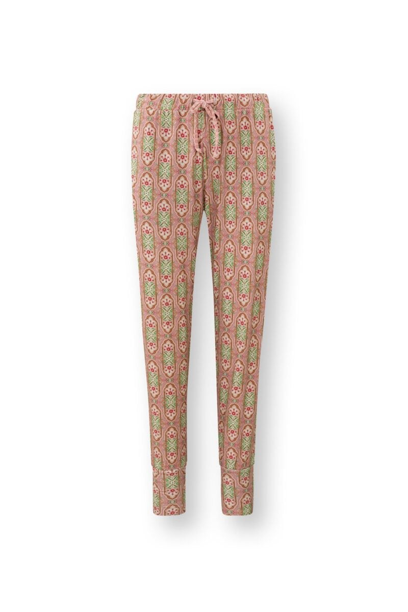 Pip Studio Lounge Matala Bobien Long Trousers PINK - LIGHT COMBINATION | Lingerie By M