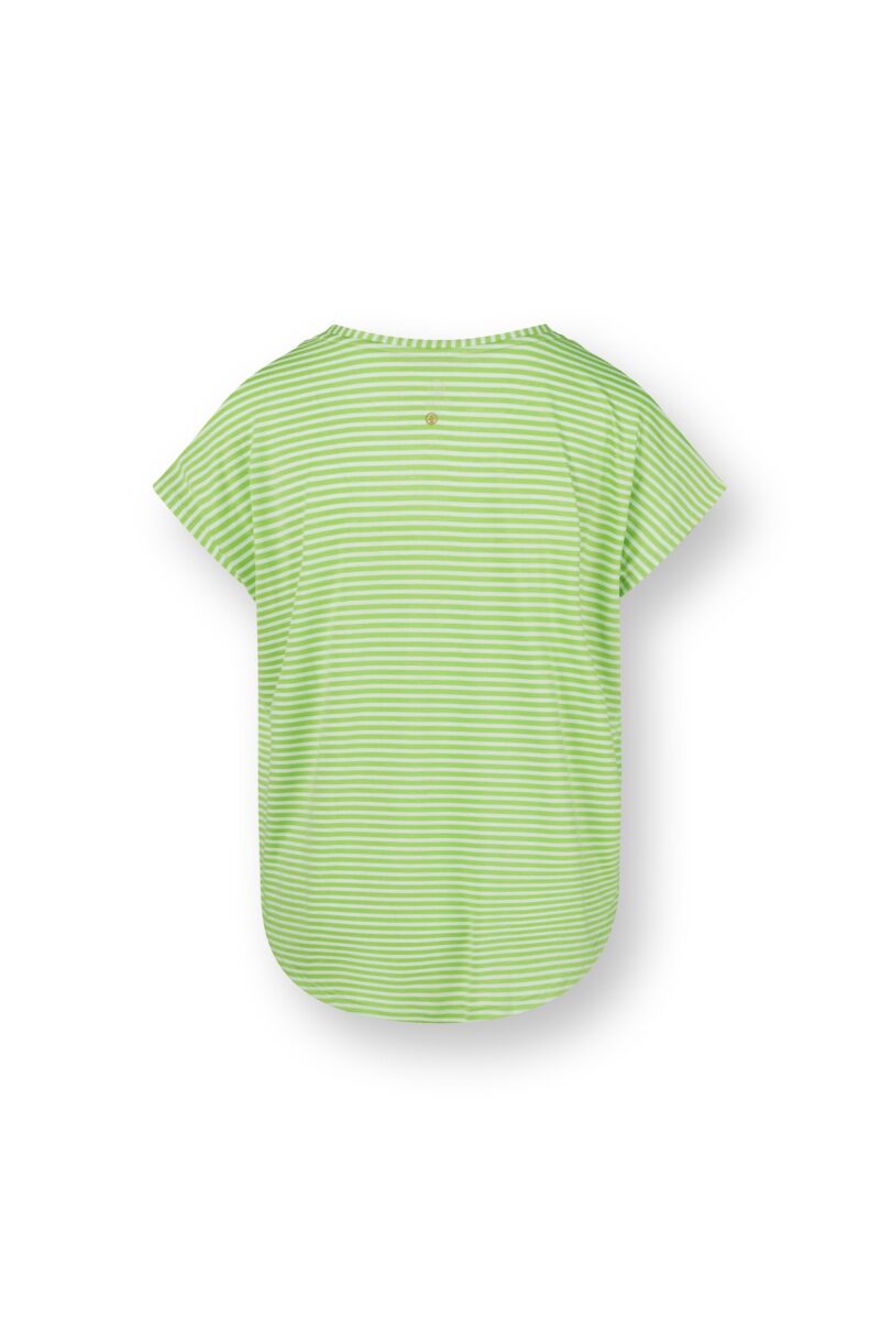 Pip Studio Lounge Solid Toy Short Sleeve Top GREEN | Lingerie By M