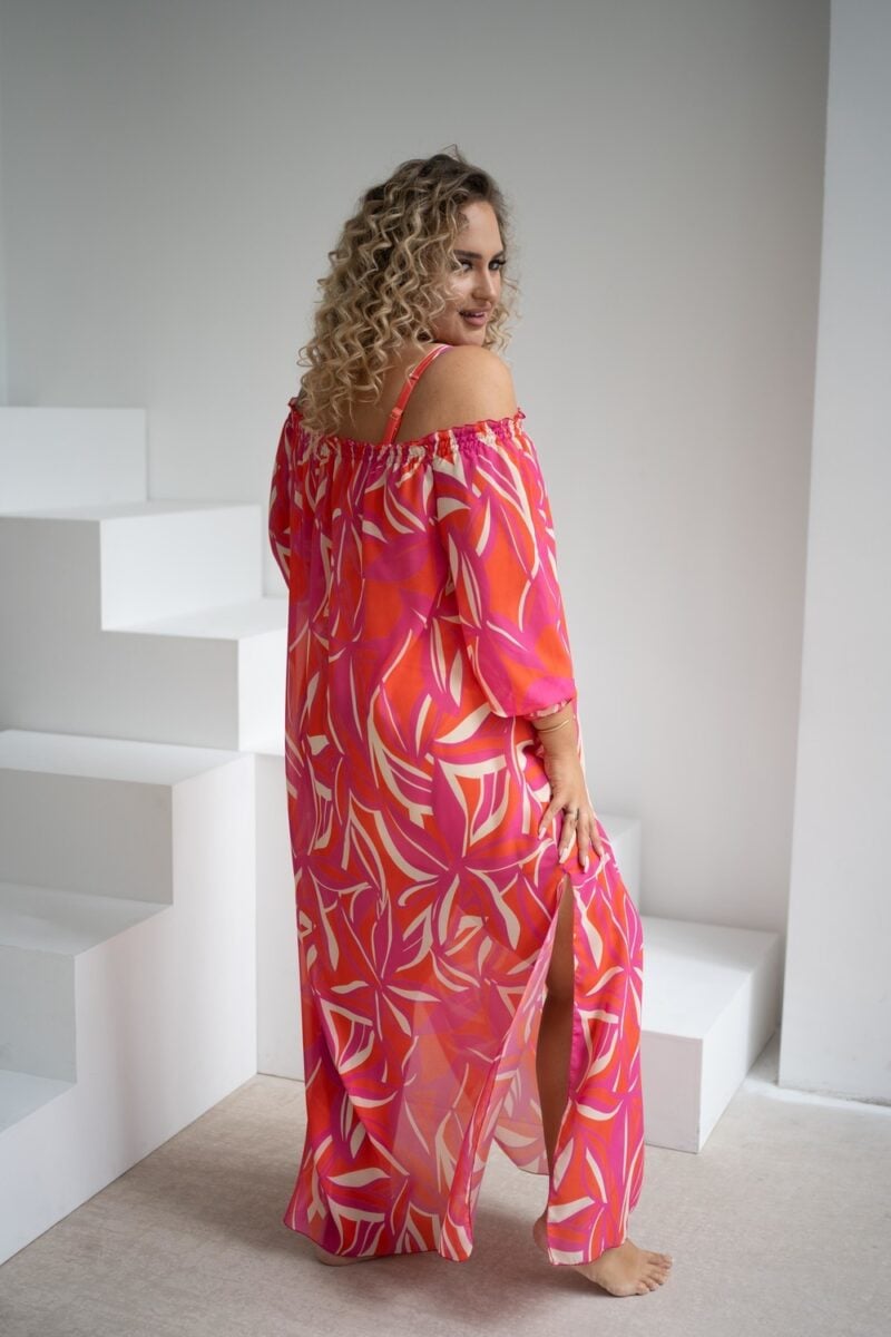Krisline Twist Spaanse Strandjurk Spaanse Jurken A1 rood | Lingerie By M