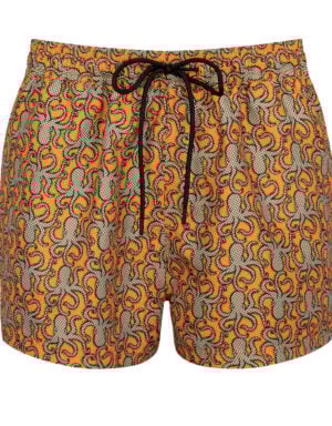 Sloggi SHORE SPINYPUFFER Boxer YELLOW - DARK COMBINATION