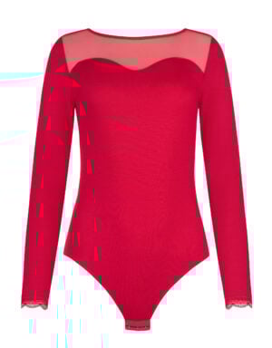 Lisca Roxanne Body Lange arm A1 rood