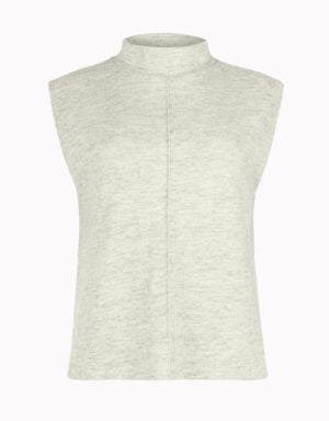 Lisca Rosie turtleneck zonder mouwen beige