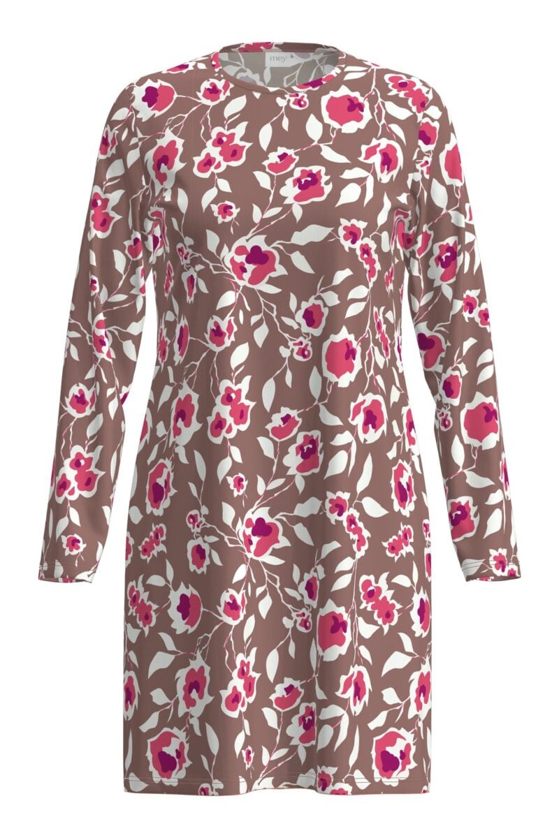 Mey ETERNAL ROSES sleepshirt long sleeve Chestnut | Lingerie By M